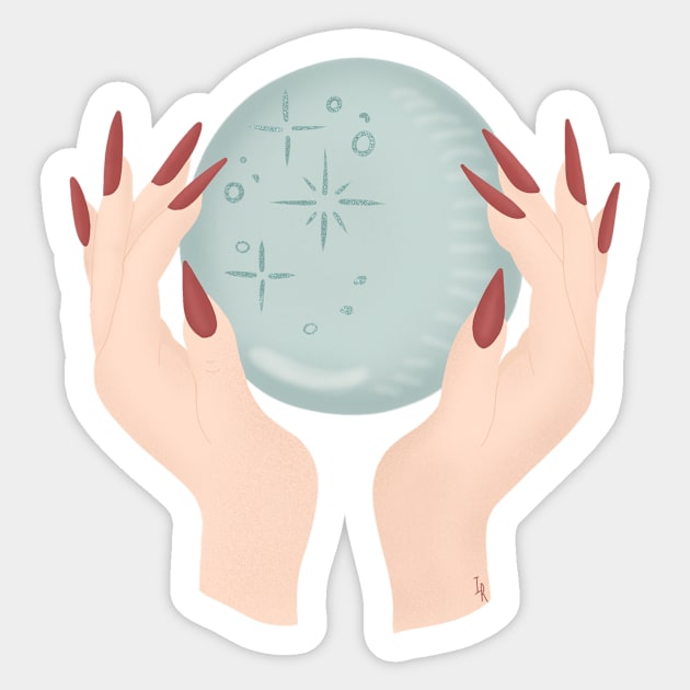 Crystal ball Sticker by Romane1004